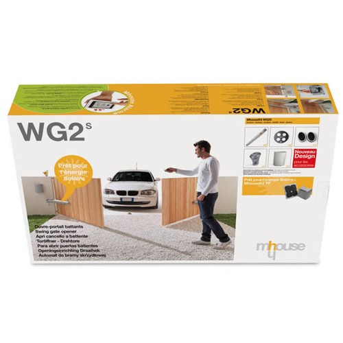Kit Mhouse WG2S motorisation portail battant bras articulé